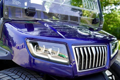 Blue 2024 EVolution D5 Ranger 6 Golf Cart for Sale image 2